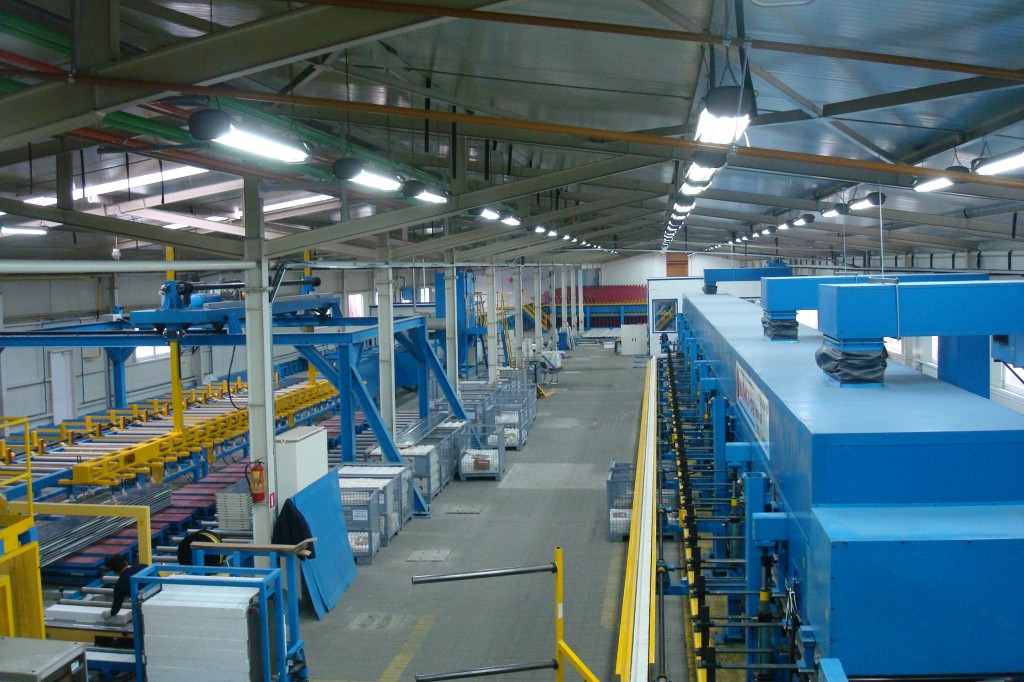 sandwich panel line